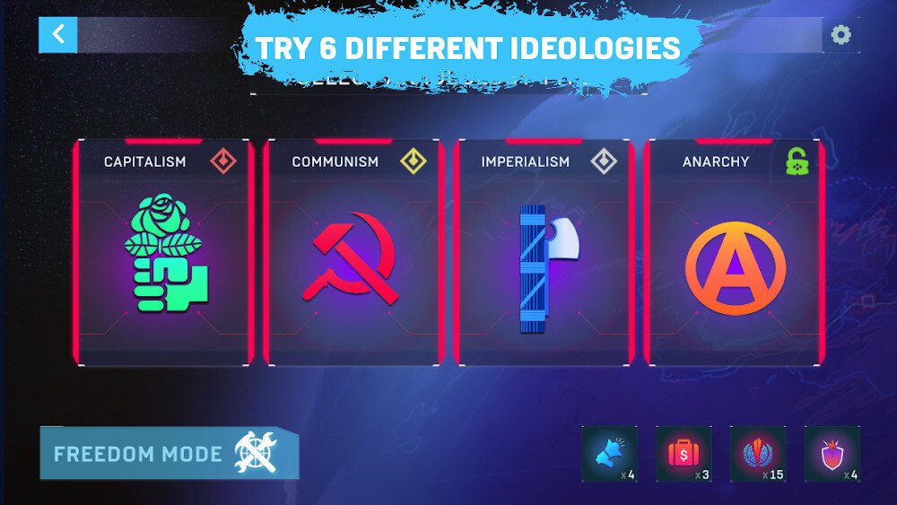 Ideology Rush - Political Simulator v1.2.9 MOD APK (Freedom Mode/Unlocked)