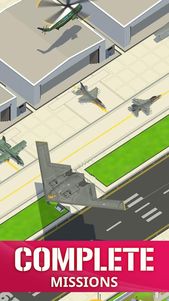 Idle Air Force Base v3.5.1 MOD APK (Unlimited Money)