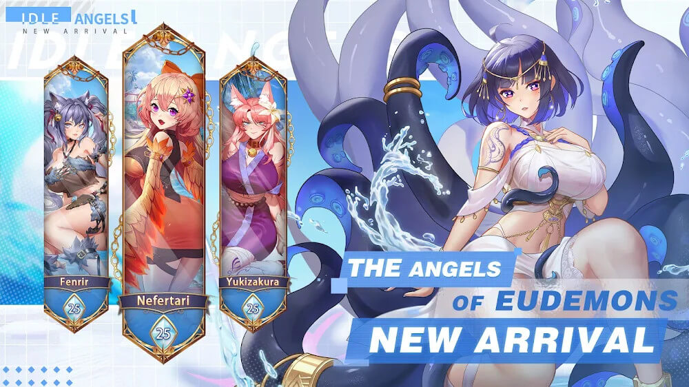 Idle Angels v6.16.0.081603 MOD APK + OBB (Free Rewards, Menu)