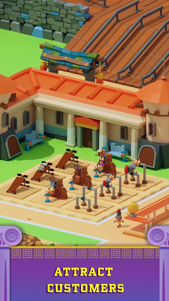 Idle Antique Gym Tycoon v1.20 MOD APK (Free Shopping) Download