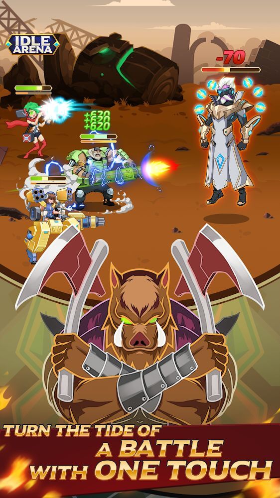 Idle Arena - Clicker Battle v6009 MOD APK (Unlimited Money)