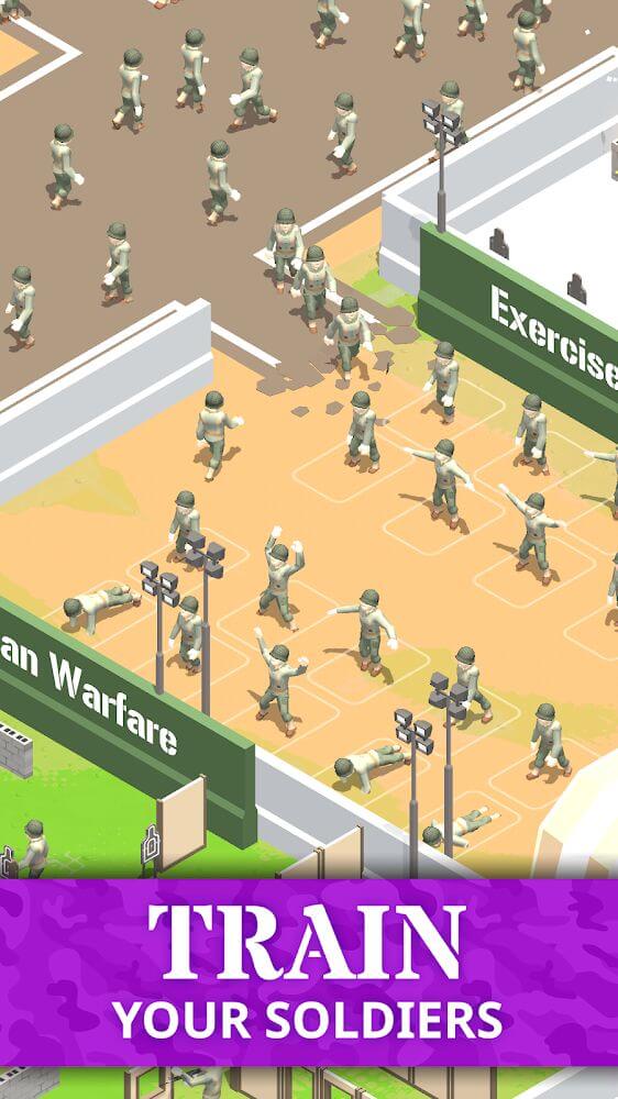 Idle Army Base v3.4.0 MOD APK (Unlimited Money/Stars)