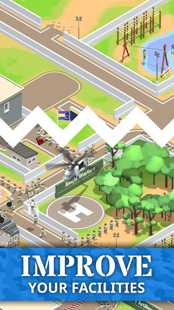 Idle Army Base v3.4.0 MOD APK (Unlimited Money/Stars)