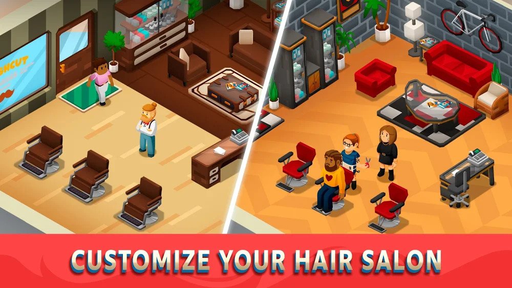 Idle Barber Shop Tycoon v1.0.7 MOD APK (Unlimited Money)