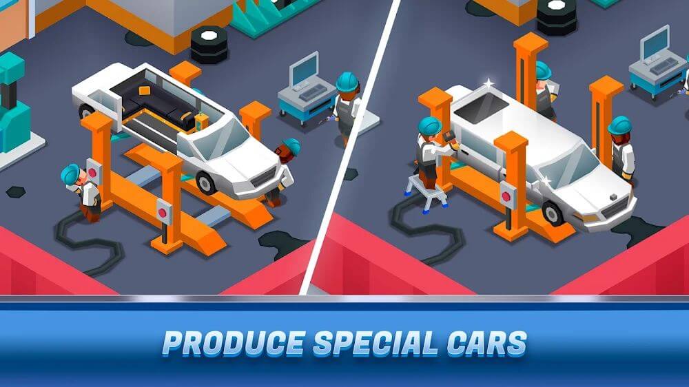 Idle Car Factory Tycoon v0.9.8 MOD APK (Unlimited Money)