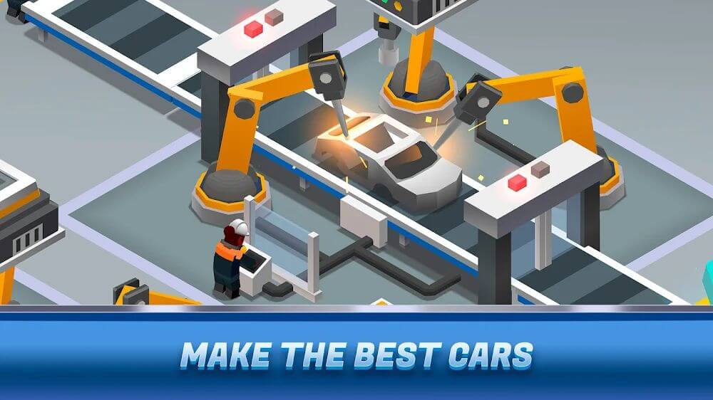 Idle Car Factory Tycoon v0.9.8 MOD APK (Unlimited Money)