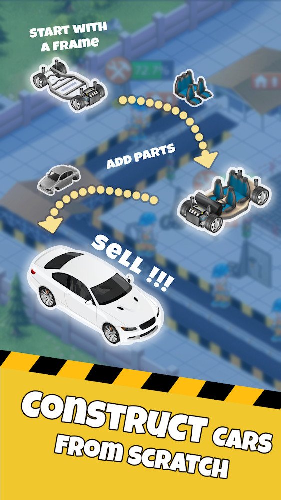 Idle Car Factory v14.2.3 MOD APK (Unlimited Money)