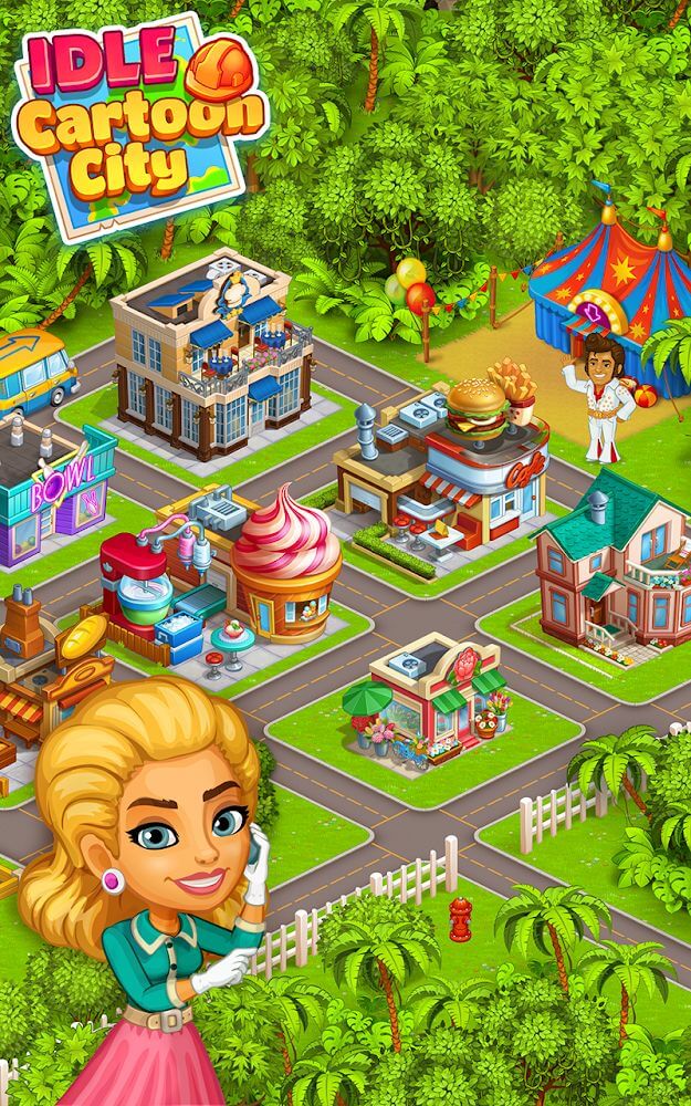 Idle Cartoon City v1.20 MOD APK (Free Upgrades)