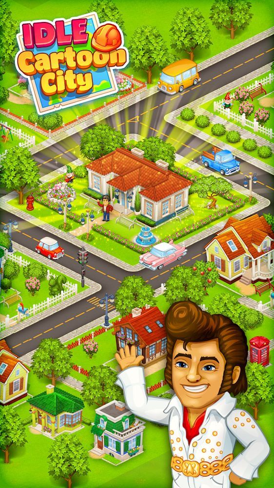 Idle Cartoon City v1.20 MOD APK (Free Upgrades)