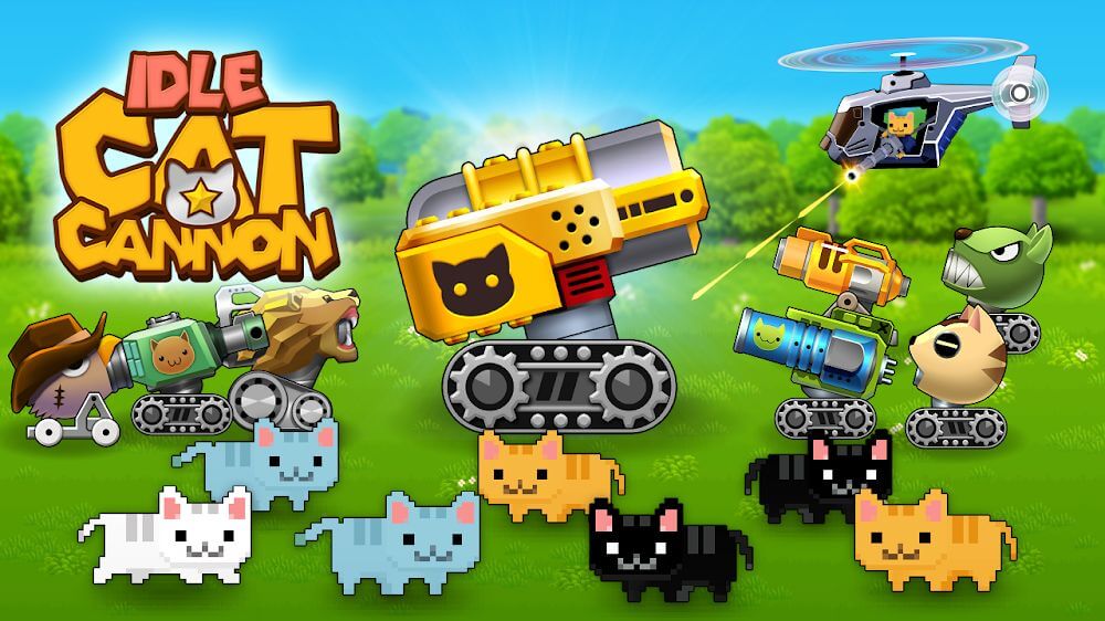 Idle Cat Cannon v2.4.19 MOD APK (Unlimited Money)