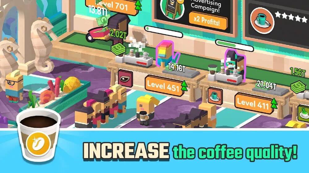 Idle Coffee Corp v2.341 MOD APK (Unlimited Money)