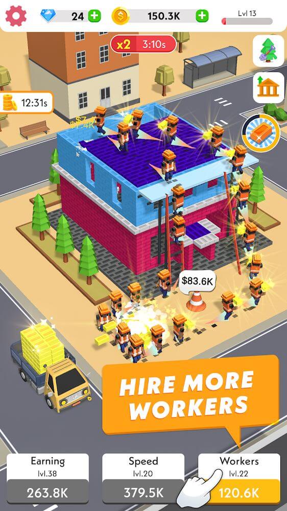 Idle Construction 3D v2.2 MOD APK (Unlimited Money)