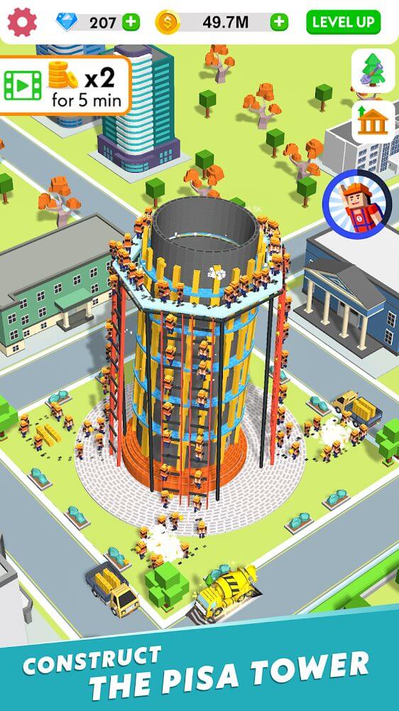 Idle Construction 3D v2.2 MOD APK (Unlimited Money)