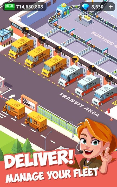 Idle Courier Tycoon v1.13.1 MOD APK (Unlimited Money)