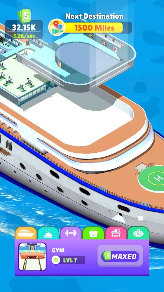 Idle Cruiseliner v3.7 MOD APK (Instant Level Up)