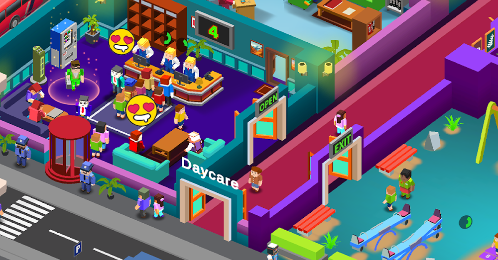 Idle Daycare Tycoon v7.2.4 MOD APK (Free Rewards)