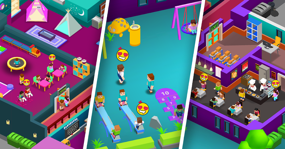 Idle Daycare Tycoon v7.2.4 MOD APK (Free Rewards)