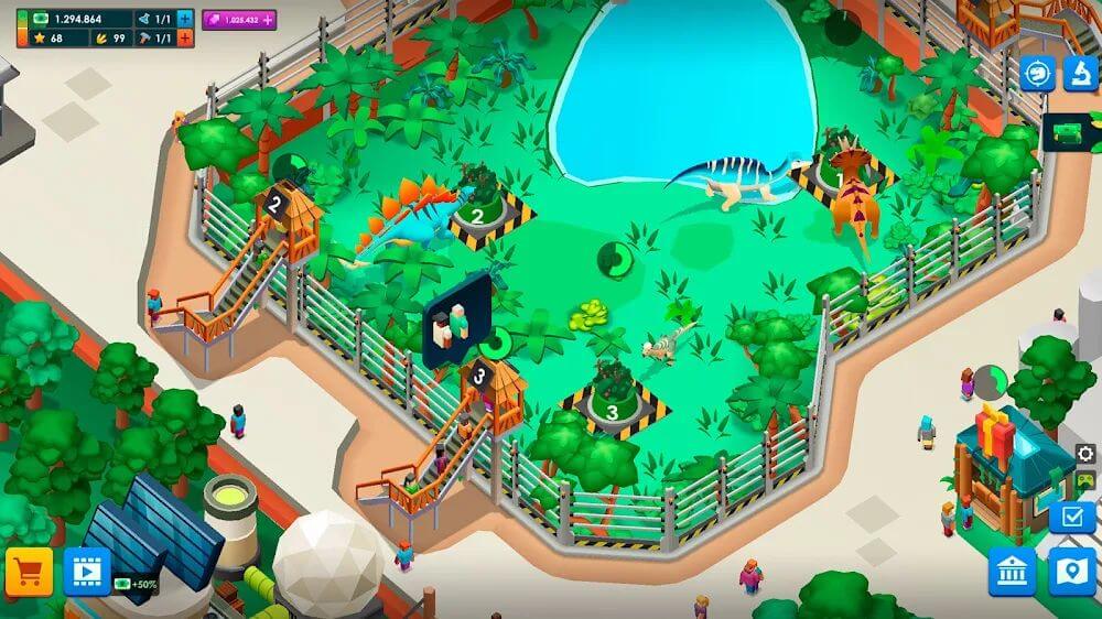 Idle Dinosaur Park Tycoon v2.0.5 MOD APK (Unlimited Money)