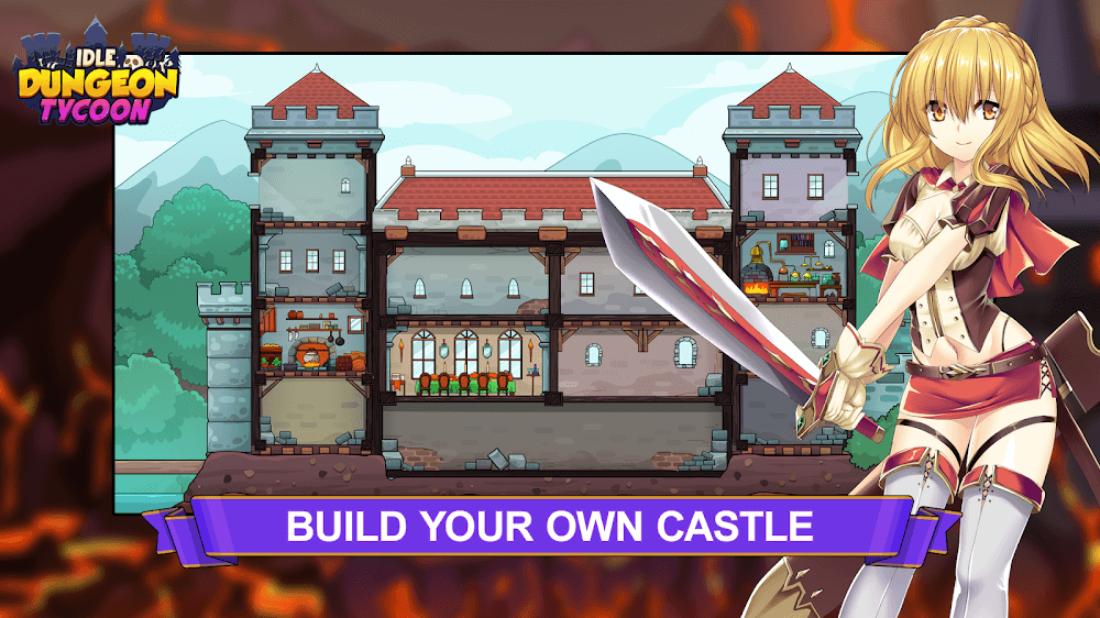 Idle Dungeon Tycoon v2.1.0 MOD APK (Unlimited Money, Tickets, Keys)