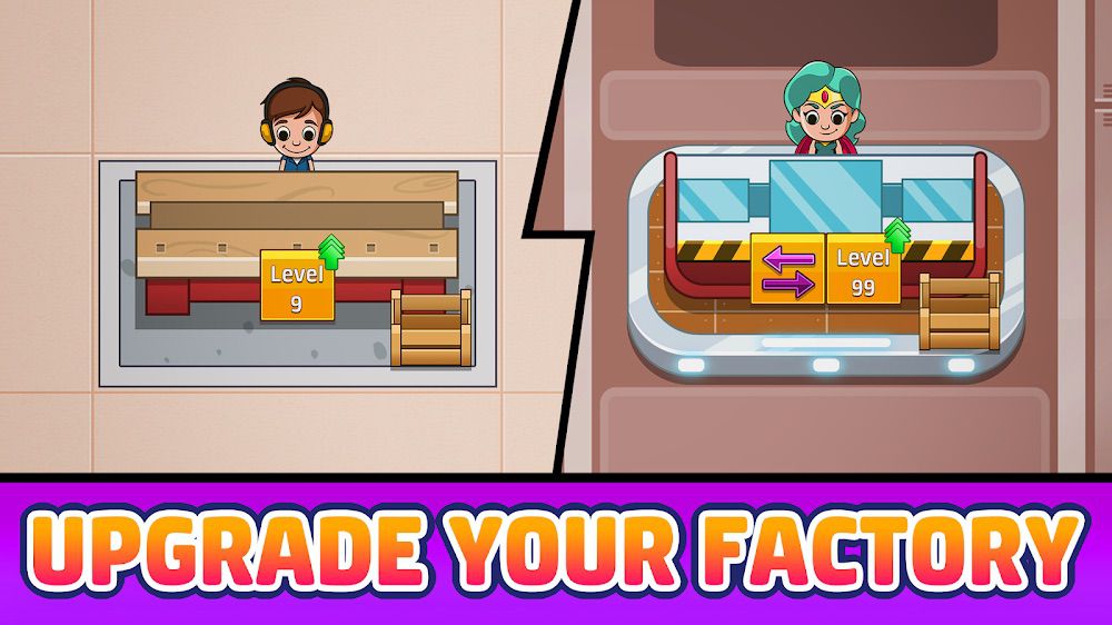 Idle Factory Tycoon v2.3.0 MOD APK (Unlimited Money) Download for Android