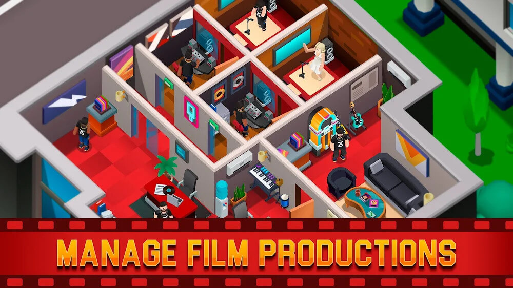 Idle Film Maker Empire Tycoon v1.2.0 MOD APK (Unlimited Money)