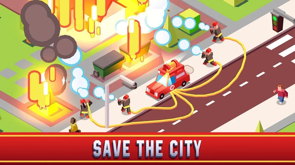 Idle Firefighter Empire Tycoon v0.9.3 MOD APK (Unlimited Money) Download