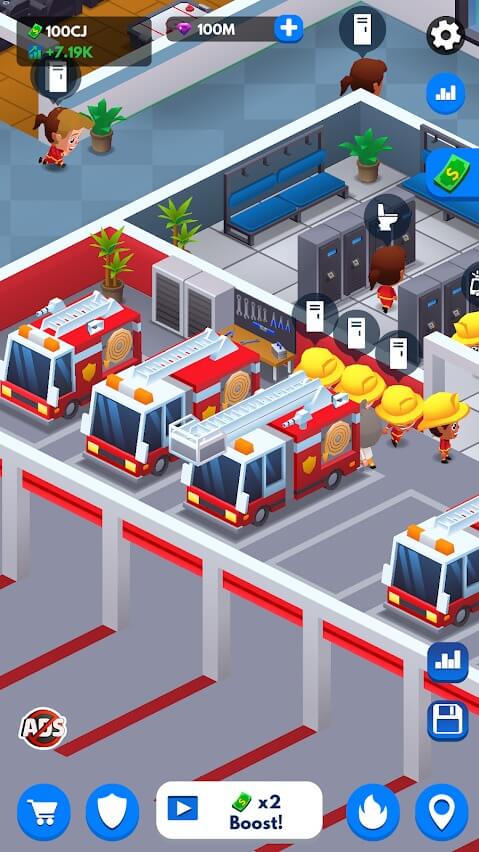 Idle Firefighter Tycoon APK + MOD (Unlimited Money) v1.24