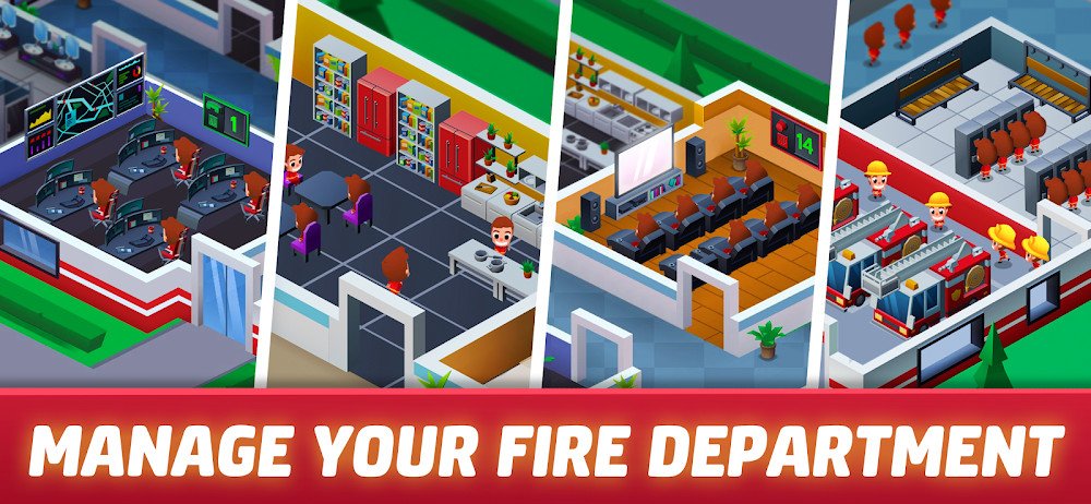 Idle Firefighter Tycoon v1.24 MOD APK (Unlimited Money)