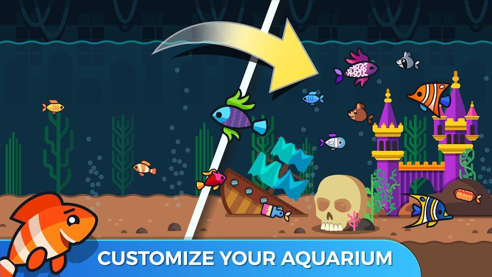 Idle Fish Aquarium v1.7.9 MOD APK (Free Shopping)