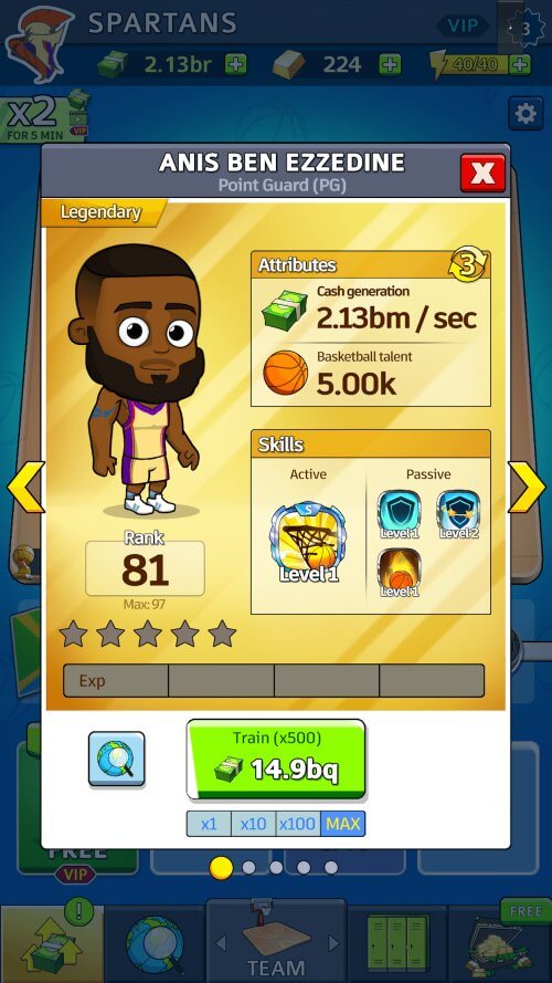 Idle Five Basketball Tycoon v1.40.2 MOD APK (Menu, Money, Mega Shot, No CD)