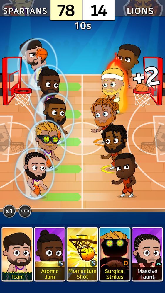 Idle Five Basketball v1.40.2 MOD APK (Menu/Money, Skill CD, Attack speed)