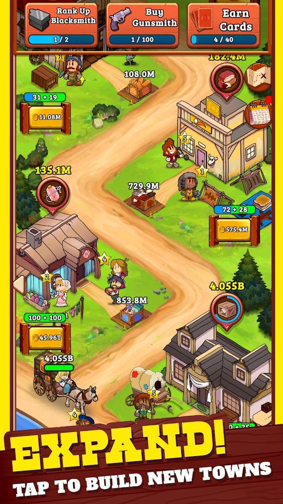 Idle Frontier: Tap Town Tycoon v1.093 MOD APK (Free Upgrade)