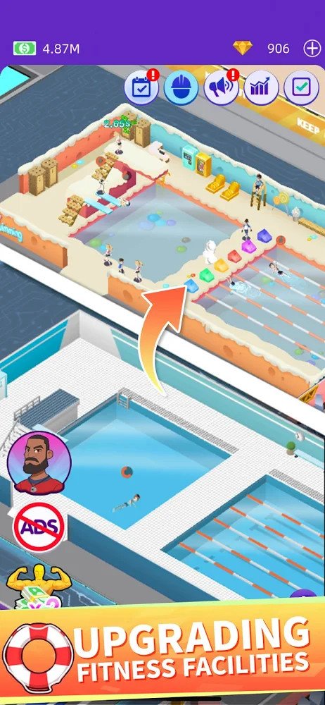 Idle GYM Sports v1.73 MOD APK (Unlimited Money)