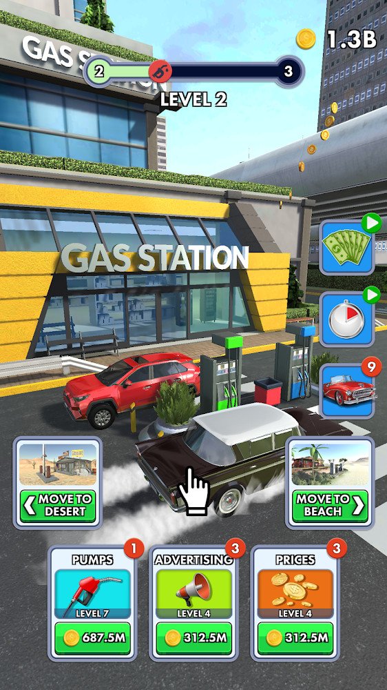 Idle Gas Station v0.7 MOD APK (ADS Removed) Download