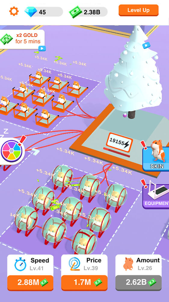 Idle Hamster Energy v1.2.1 MOD APK (Unlimited Money, No ADS)