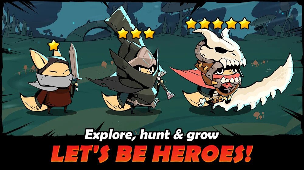 Idle Hero Battle - Dungeon Master v1.0.9 MOD APK (Unlimited All/No Skill CD)