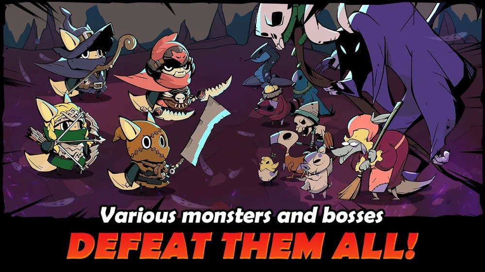 Idle Hero Battle - Dungeon Master v1.0.9 MOD APK (Unlimited All/No Skill CD)