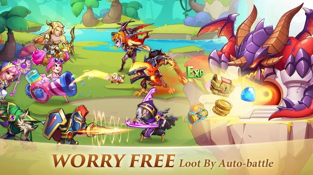 Idle Heroes v1.32.1 MOD APK (Unlimited Money, VIP & Heros Unlocked)