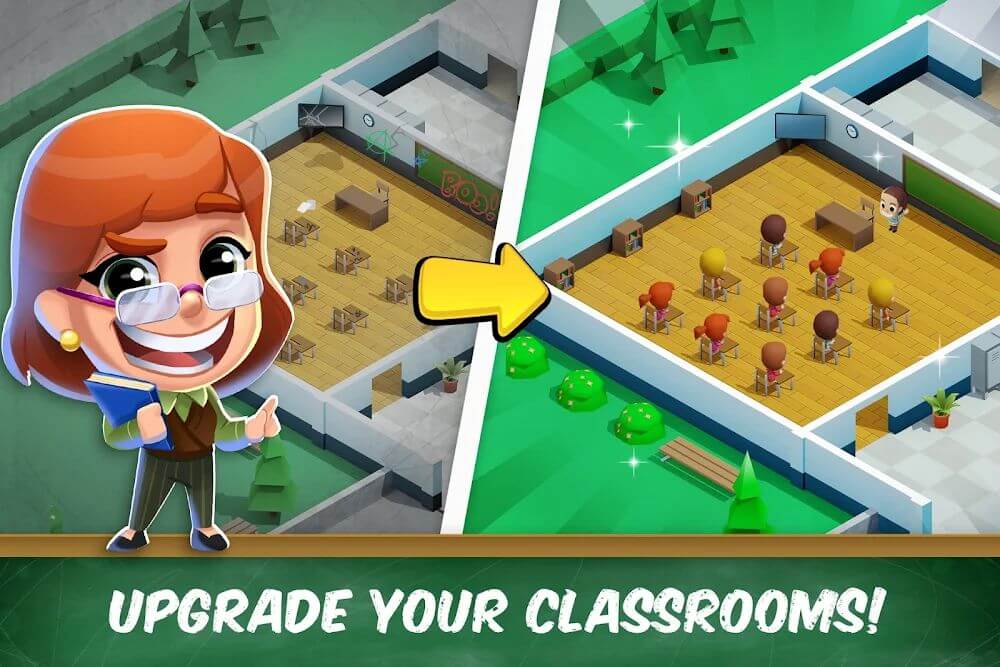 Idle High School Tycoon v1.12.1 MOD APK (Unlimited Money, Cash)