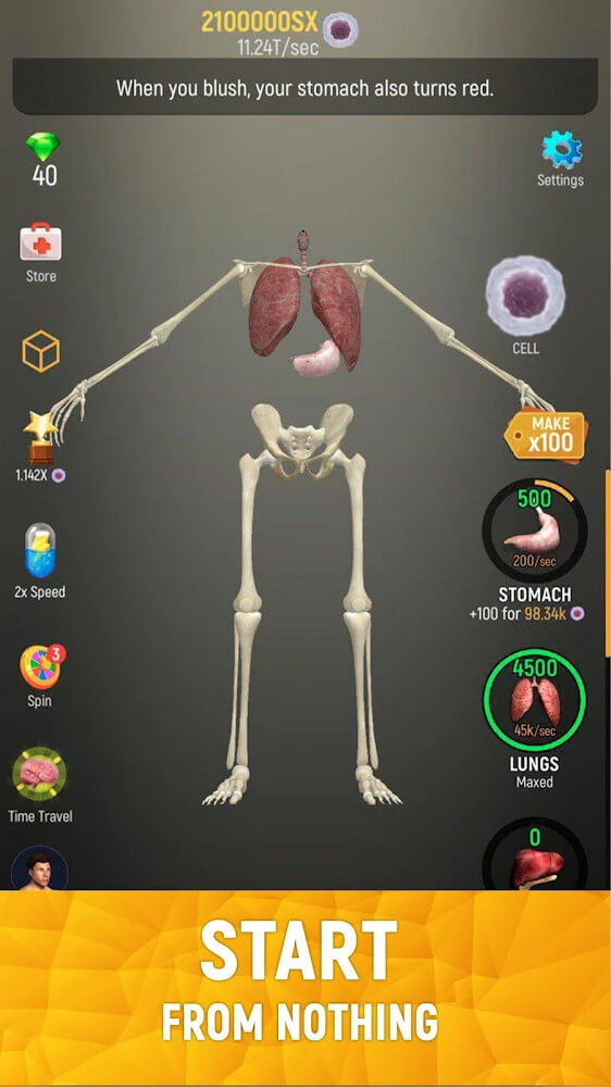 Idle Human v1.17 MOD APK (Unlimited Diamonds)