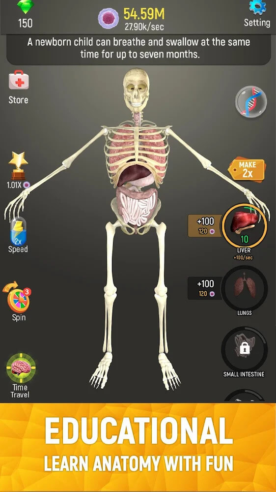 Idle Human v1.17 MOD APK (Unlimited Diamonds)