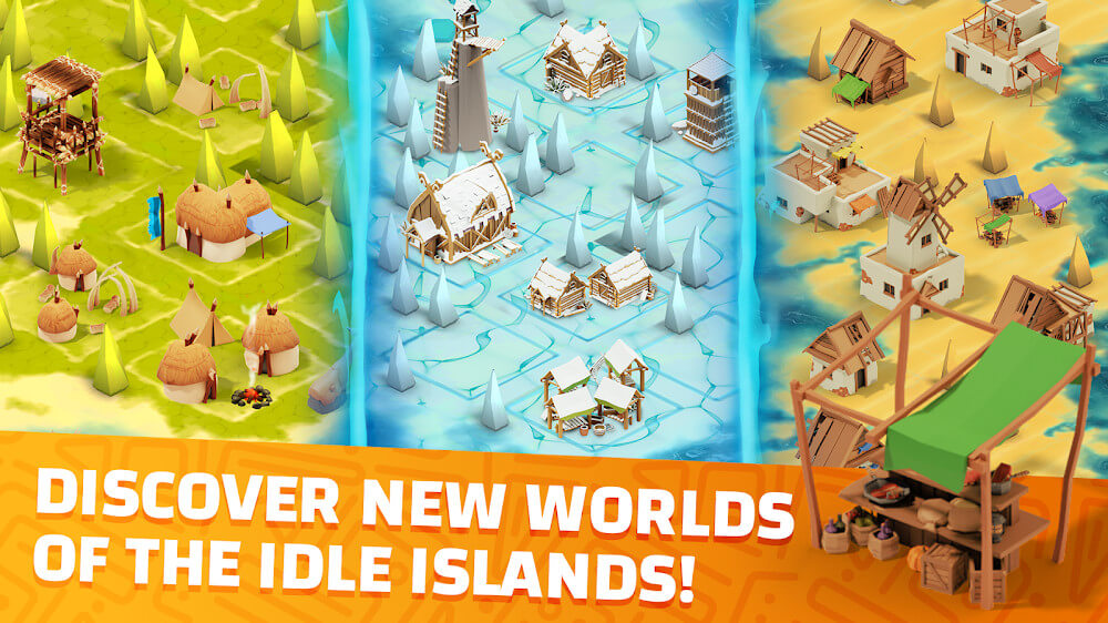 Idle Islands Empire v1.2.3 APK + MOD (Unlimited Materials/Diamonds)