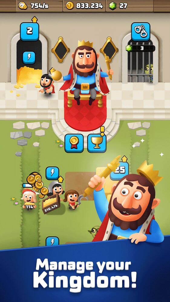 Idle King Clicker Tycoon Games v2.0.9 MOD APK (Unlimited Money)