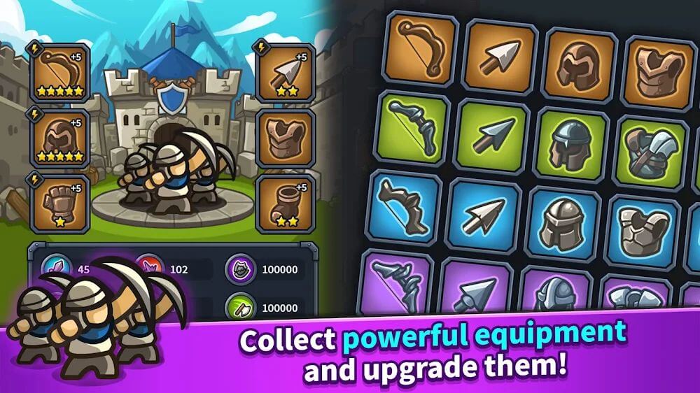 Idle Kingdom Defense v1.3.8 MOD APK (Unlimited Money)