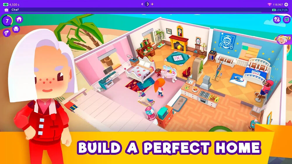 Idle Life Sim v1.44 MOD APK (Unlimited Money)