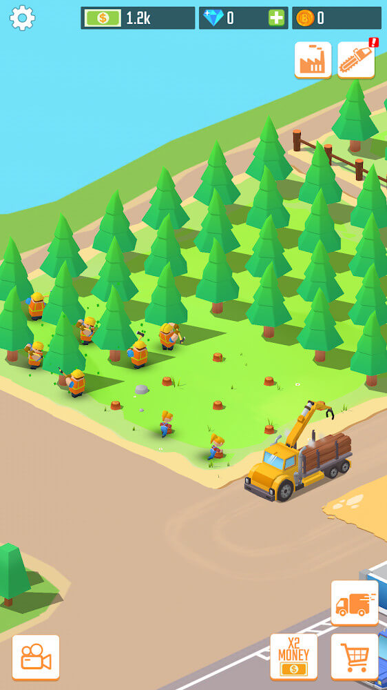 Idle Lumber Empire v1.10.3 MOD APK (Free Purchase, VIP)