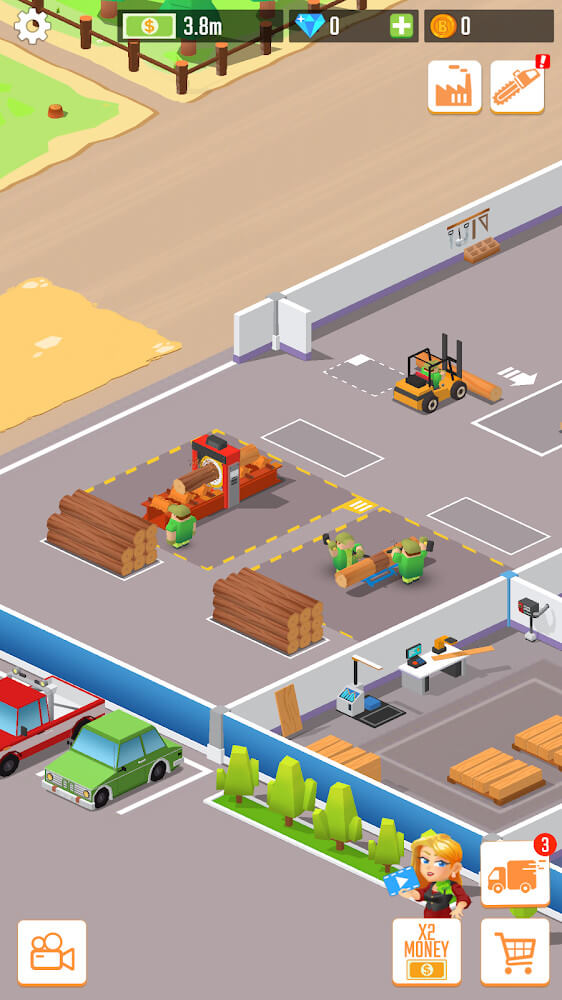 Idle Lumber Empire v1.10.3 MOD APK (Free Purchase, VIP)