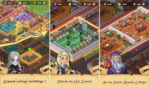 Idle Magic School MOD APK 2.4.1 (Unlimited Gold) Android