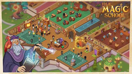 Idle Magic School MOD APK 2.4.1 (Unlimited Gold) Android