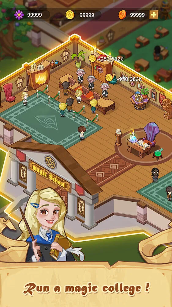 Idle Magic School v2.8.0 MOD APK (Holy Water/Magic Fruit)